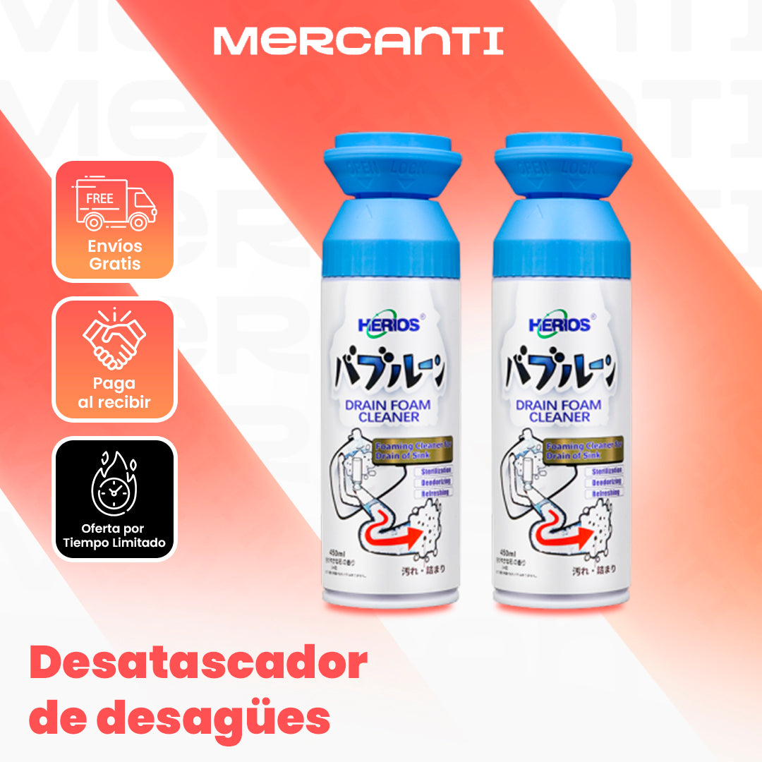 Desatascador de desagües Herios™