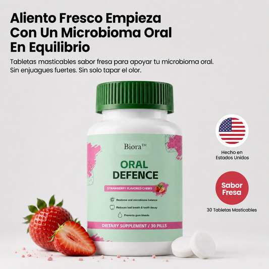 Biora™ Probioticos Orales - 30 Tabletas masticables