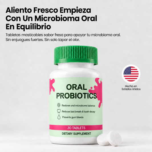 Biora™ Probioticos Orales - 30 Tabletas masticables