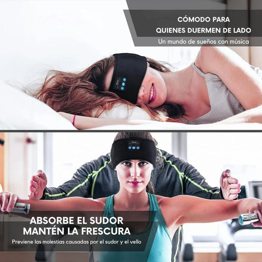 Antifaz Bluetooth para Insomnio +  Suplemento de Ashwagandha GRATIS